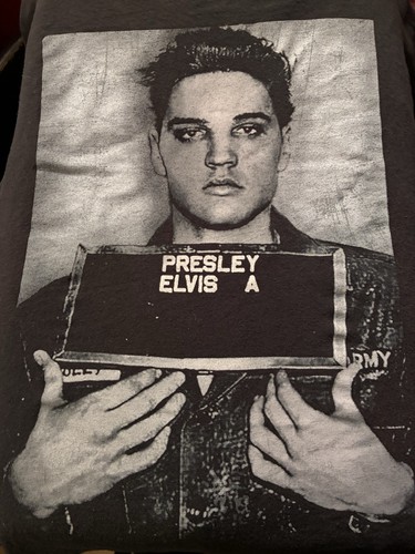 Elvis Presley Army Mugshot Tshirt