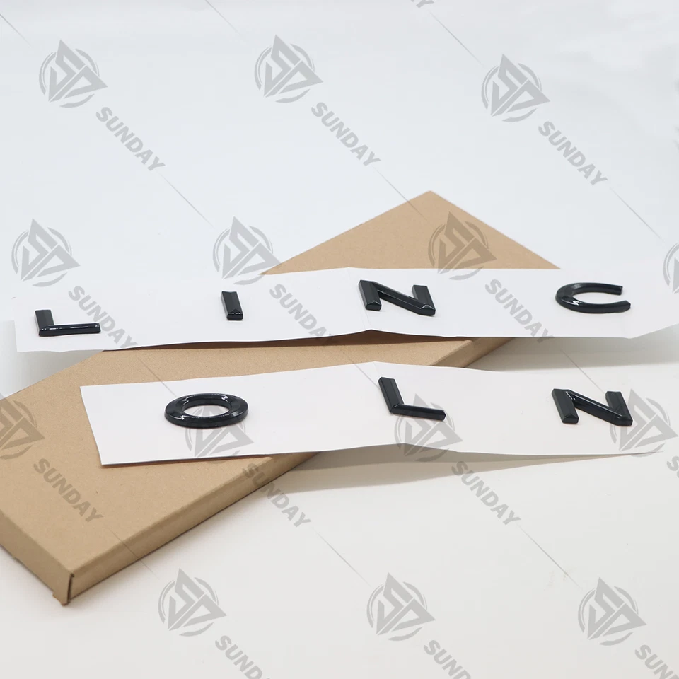 For Lincoln SUV Aviator/navigator/ Gloss Black Rear Emblem Letters 2020-2025 Foto 4 de 4