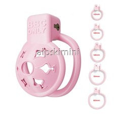 2025 Male Small Sissy Chastity Cage Device Honeycomb Lock Ring