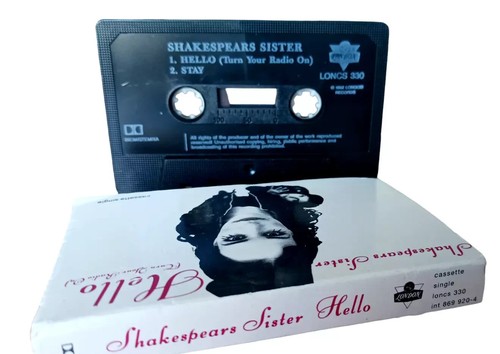 Shakespear's Sister - Hello & Stay Cassette Tape Single 1992 London - Picture 2 of 4