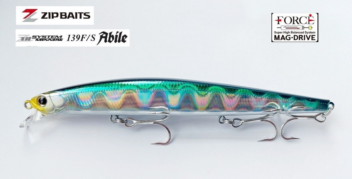 ZipBaits ZBL System Minnow Abile 139S,Saltwater Lure,Sea ZipBaits ZBL System Minnow Abile 139S,Saltwater Lure,Sea