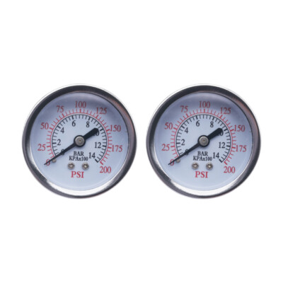 #ad 2 pcs Air Pressure Gauge fit Brute 74003 Air Compressor $13.99