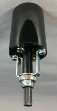 New High Heat Phenolic Bakelite On/Off Fixture Socket w/ Bottom Turn Knob Switch