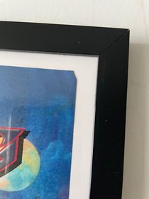 Vintage 1996 Shining Wisdom Sega Saturn Ad Framed Display Art Poster 9x12