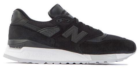 New Balance 998 Made in USA Black White Grey for Sale