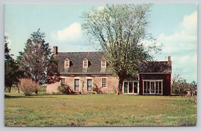 Postcard Crisfield, Maryland, Make Peace, Colonial Architecture built 1678 A7567