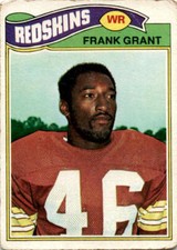 1977 Topps Frank Grant #289 Washington Redskins
