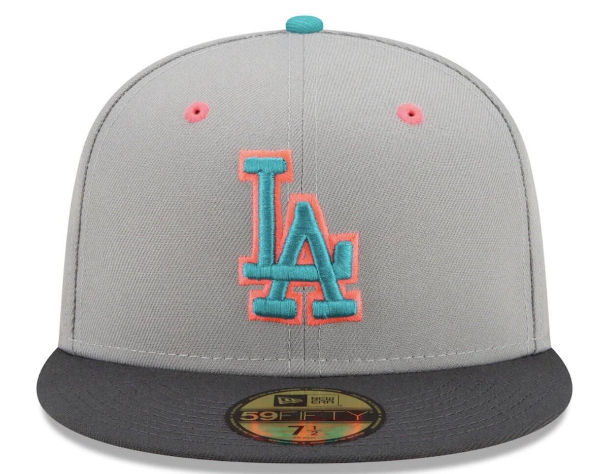 New Era Los Angeles Dodgers 1981 WS Patch Fitted Hat Gray