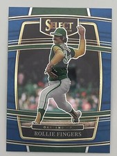 2022 Panini Select Blue Retail Base Rollie Fingers #43 Oakland Athletics HOF