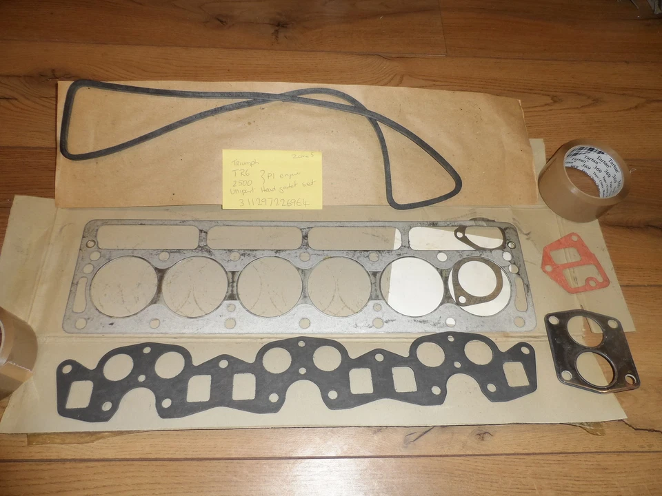 JUEGO DE JUNTAS DE CABEZA UNIPART DE MEJOR CALIDAD TRIUMPH TR6 PI TRIUMPH 2500PI Foto 2 de 2