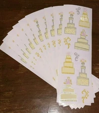 10 Mrs Grossmans Wedding Cakes Stickers Day Marriage Reception Topper Frosting
