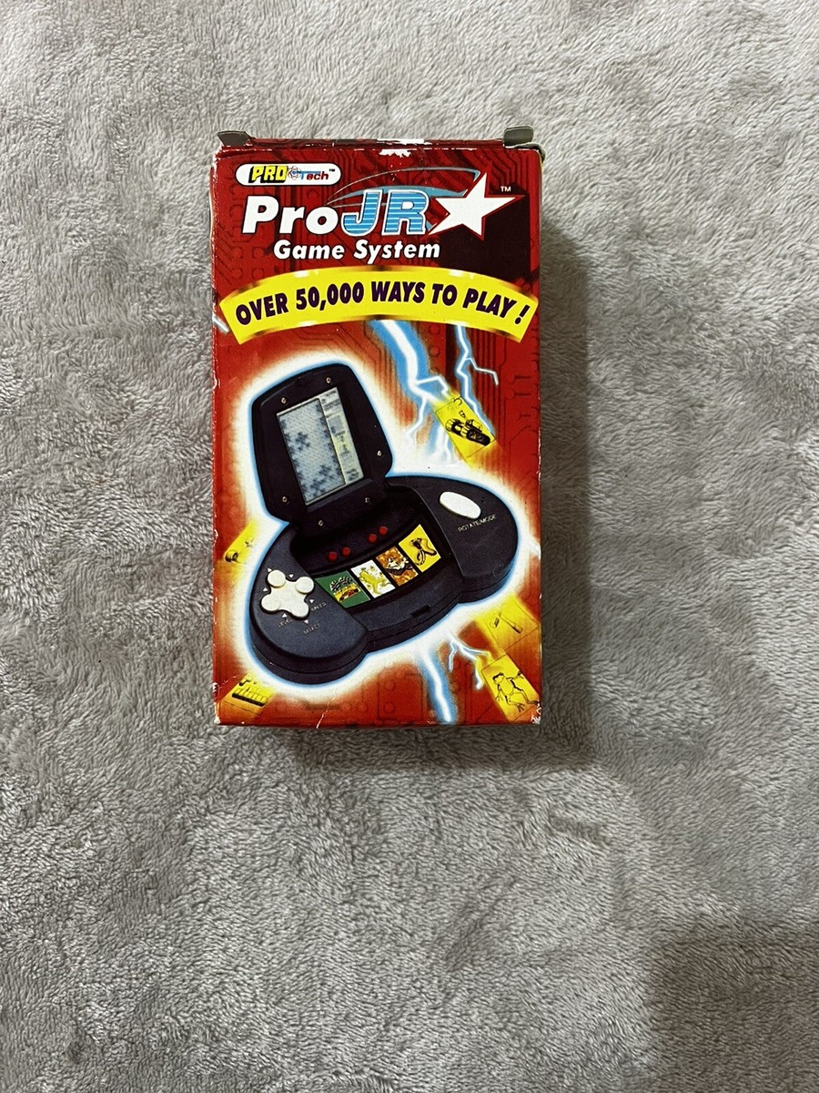 Pro Tech Pro Jr Grey Handheld Electronic System 16 Games 50,000