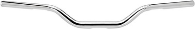 Biltwell Inc. 1in. Throttle-By-Wire Tracker O/S Mid Handlebar-Chrome-6308-1055