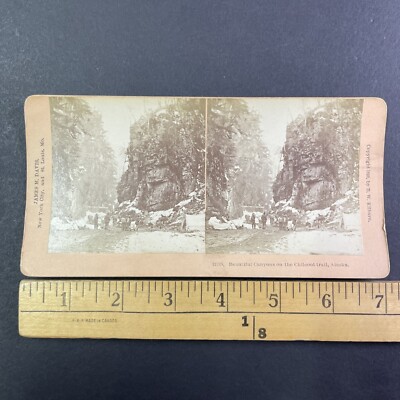 The Klondike Gold Rush Chilkoot Trail Alaska Stereoview Antique c1898 ...