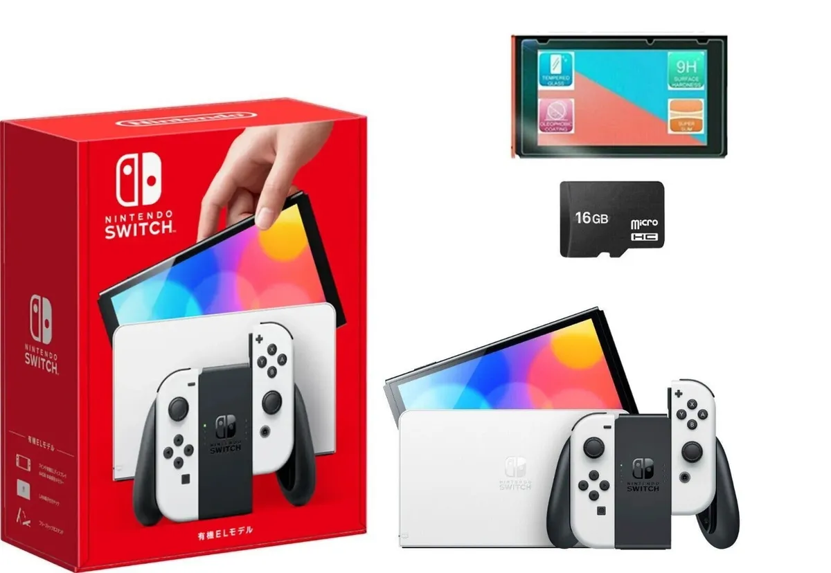 NEW Nintendo Switch OLED Mario Limited Edition + Mario Rabbids ✨ Sparks of  Hope