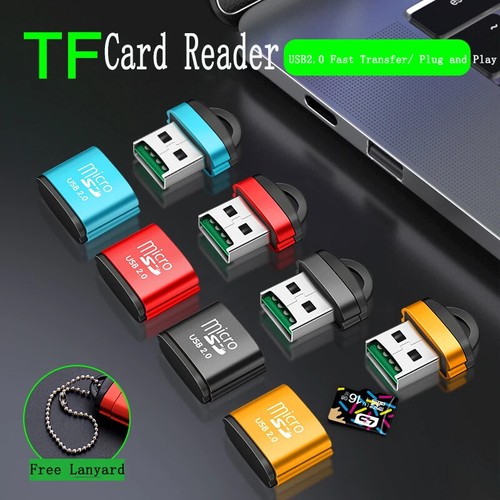 Aluminum alloy card reader keychain portable mini high speed micro SD cell phone - Afbeelding 7 van 26