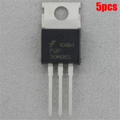 5Pcs N-Channel FQP30N06L FQP30N06 60V TO-220 Mosfet Ic New ve