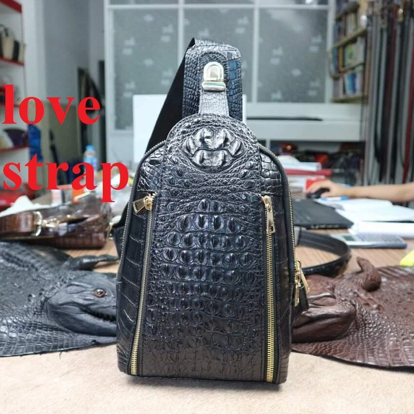 Genuine Crocodile Leather Handbag, Shoulder Bag, Crossbody Bag for Women