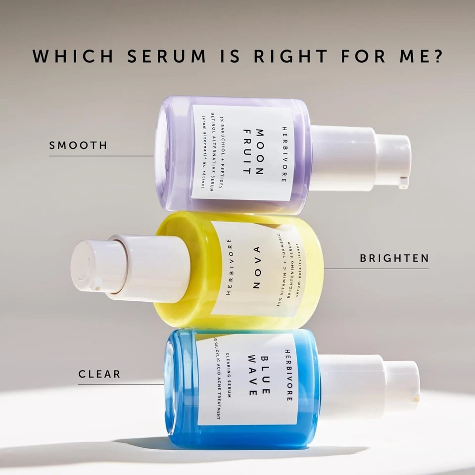 HERBIVORE Nova Brightening Serum for Face – 15% Vitamin C + Turmeric to Visibly - Image 4 of 4