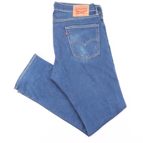 VINTAGE LEVI'S 513 Blue Jeans Slim Straight Jeans Da Uomo W34 L32 | eBay