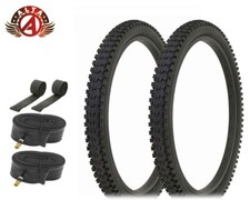 ALTA PERFORMANCE BICYCLE 24 X 2.35 BLACK TIRES MOUNTAIN ROUGH KNOBBY 6pc SET.