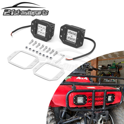  5''LED Work Fog Light Pods Spot Beam Headlight For Honda FourTrax 300 1994-2000