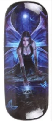 Immortal Flight by Anne Stokes Brillenetui, Hardcover Etui, Blauer Engel