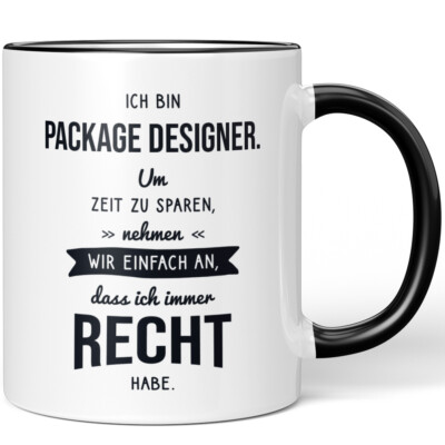 Ich bin Package Designer. Um Zeit zu sparen nehmen wir an dass immer 10006324933