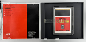 TurboGraphx-16 King Of Casino Video Game HuCard in Original Case Tested