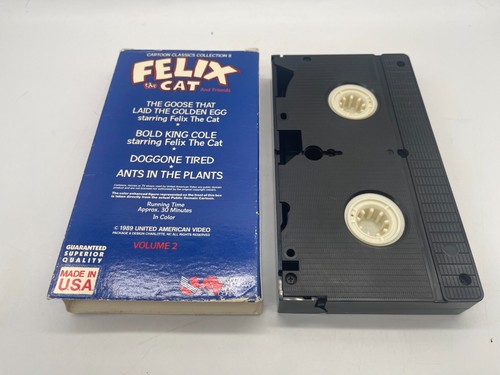 Felix The Cat And Friends Vol 2 UAV Cartoon Classics Collection VHS - Picture 4 of 4