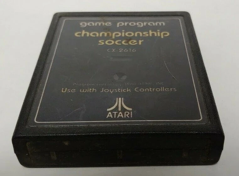 Championship Soccer ~ Atari 2600 Game Tested Works Rare Vintage Retro