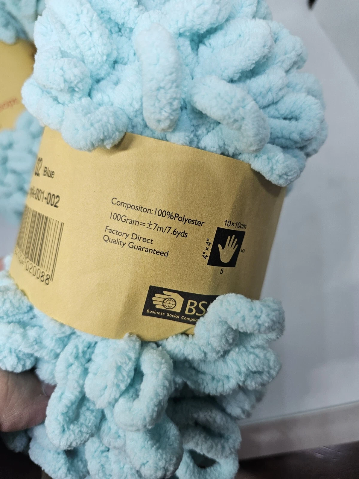 Jubilee Yarn Minnesota Fun Fingering Loops 02 Blue Lot Of 3 NEW cyfk-001-002 - product detail image 5
