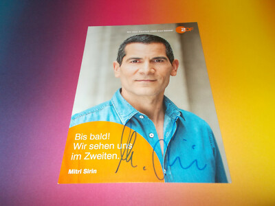 Mitri Sirin  ZDF MOMA  signed signiert autograph Autogramm auf Autogrammkarte 