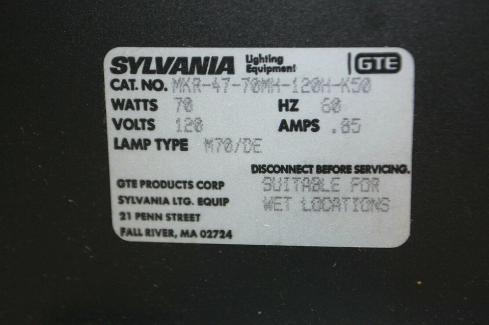 Proyector de haz de inundación grande Sylvania Multikat MK R-Series 70W 120V nuevo M4754 Foto 4 de 4