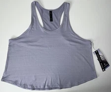 Kyodan Women's LARGE Active Tank Top Racerback Purple Heather NWT