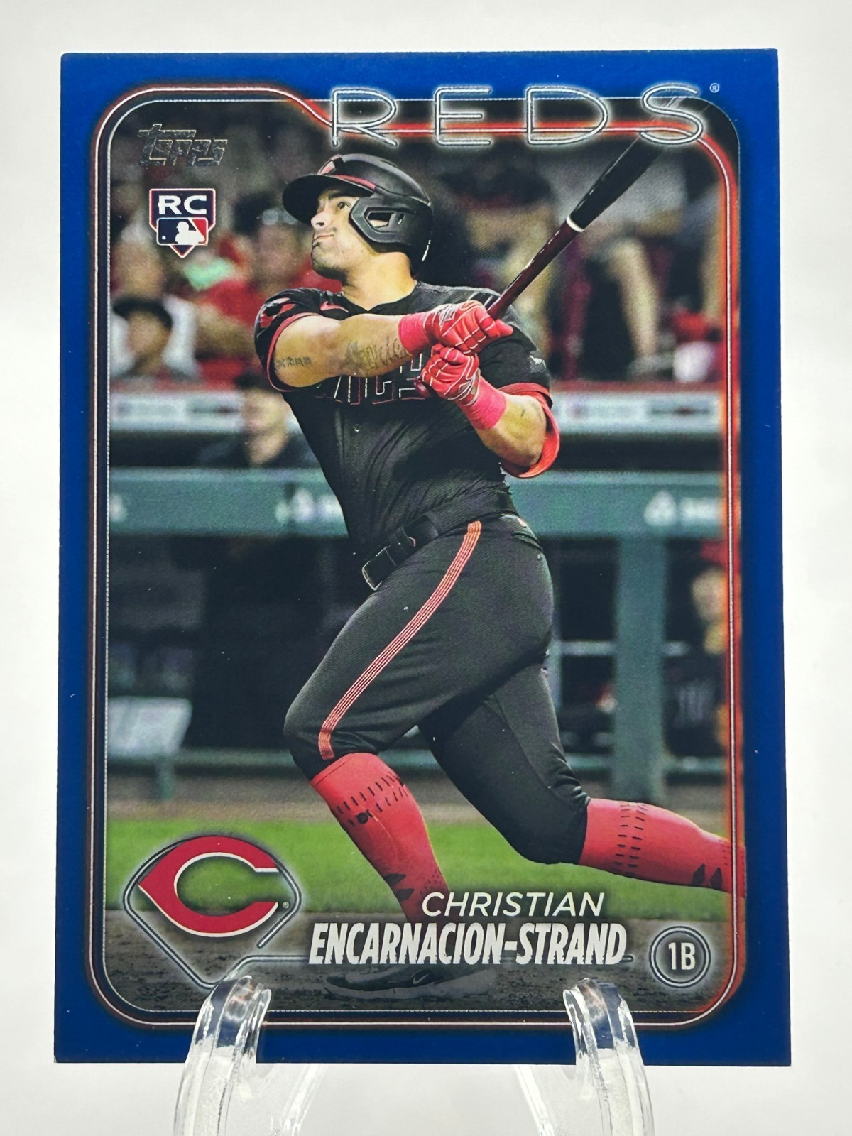 2024 Topps Series 1 - Christian Encarnacion-Strand #219 Royal Blue (RC)