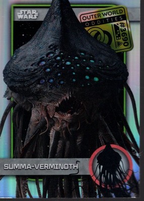 2025 Topps Chrome Star Wars Outer World Oddities #UO21 Summa-Verminoth - NM-MT