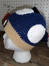 Mario Brothers Mushroom Character Hats Size for A Child of Many Colors