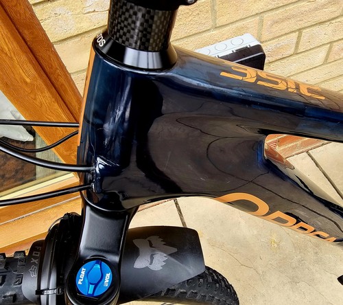 Orbea Rise M20 Full Suspension Mountain Bike Large Carbon 18.5kg EP8 Shimano Fox - Picture 15 of 24