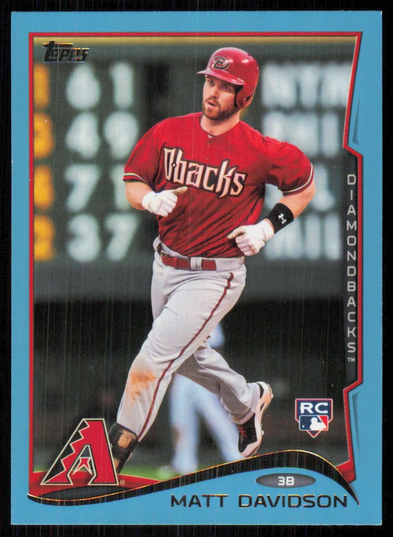 2014 Topps Blue Matt Davidson Rookie Arizona Diamondbacks #199