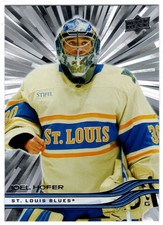 2025-26 Upper Deck Series 2 Outburst Silver JOEL HOFER #404 St. Louis Blues UD