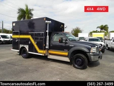 Ford F550 4X4 DIESEL Ambulance Camper Van RV Office Service Truck--4WD!