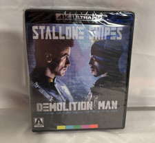 Demolition Man (4K Ultra HD Blu-ray, Arrow, Stallone, Snipes, Region Free) NEW