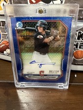 2026 Bowman Chrome Cooper Ingle Blue Refractor Sparkle Auto /150