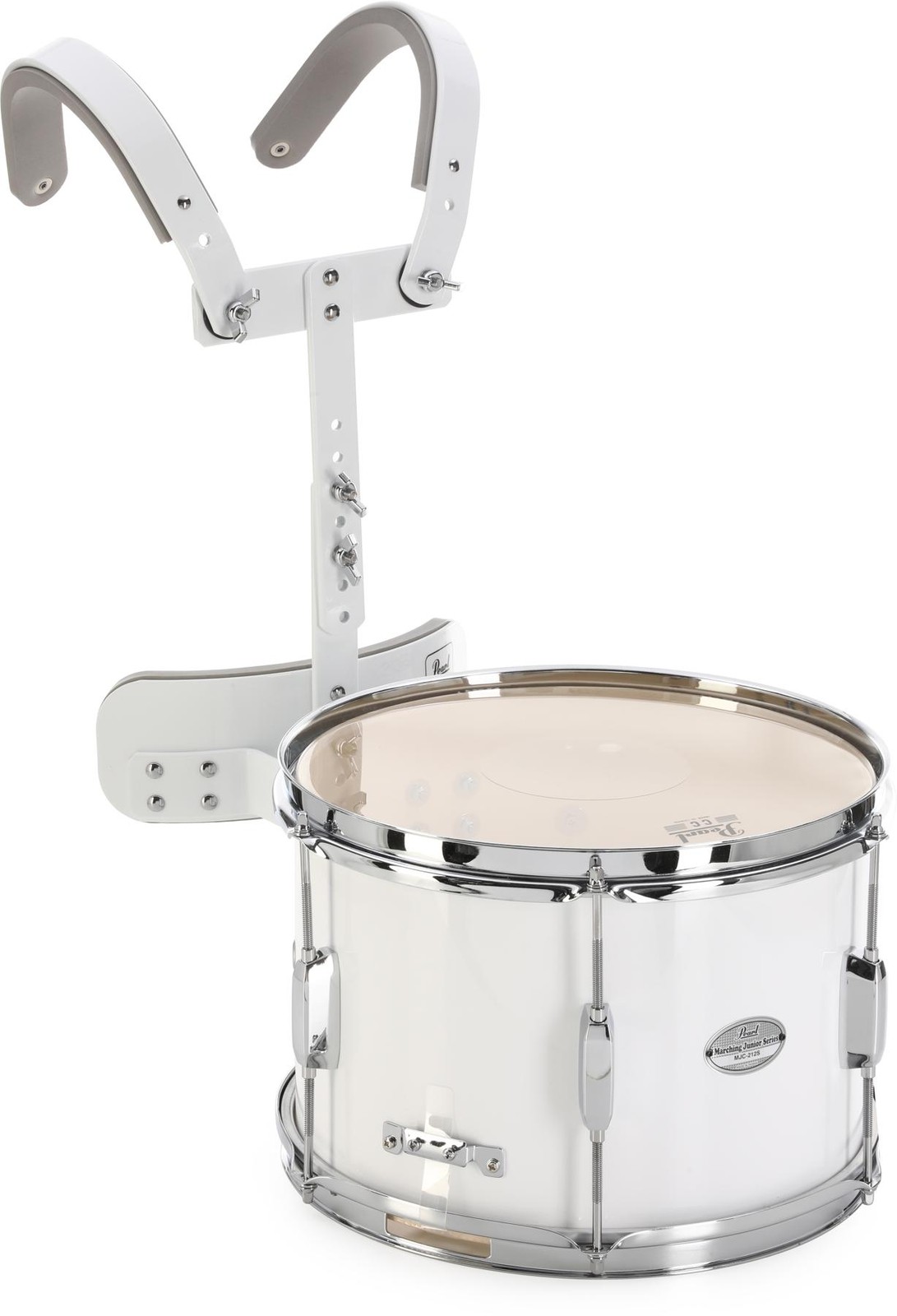 Малый барабан серии Pearl Jr Marching - 12 дюймов x 8 дюймов чисто-белый 55990₽