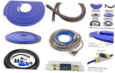 True Spec 4 Gauge 100 Copper OFC Amplifier Wiring Kit - 4 AWG