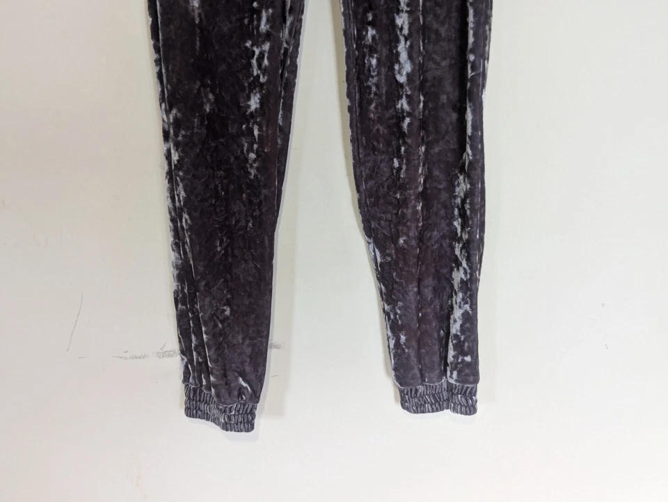 Pantalones de chándal Harlowe Graham para mujer de terciopelo aplastado talla M gris Wimsigoth Grunge Fairy Foto 4 de 4