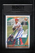 BAS 2007 Florida State League Top Prospects Carlos Carrasco Authentic Auto ow6