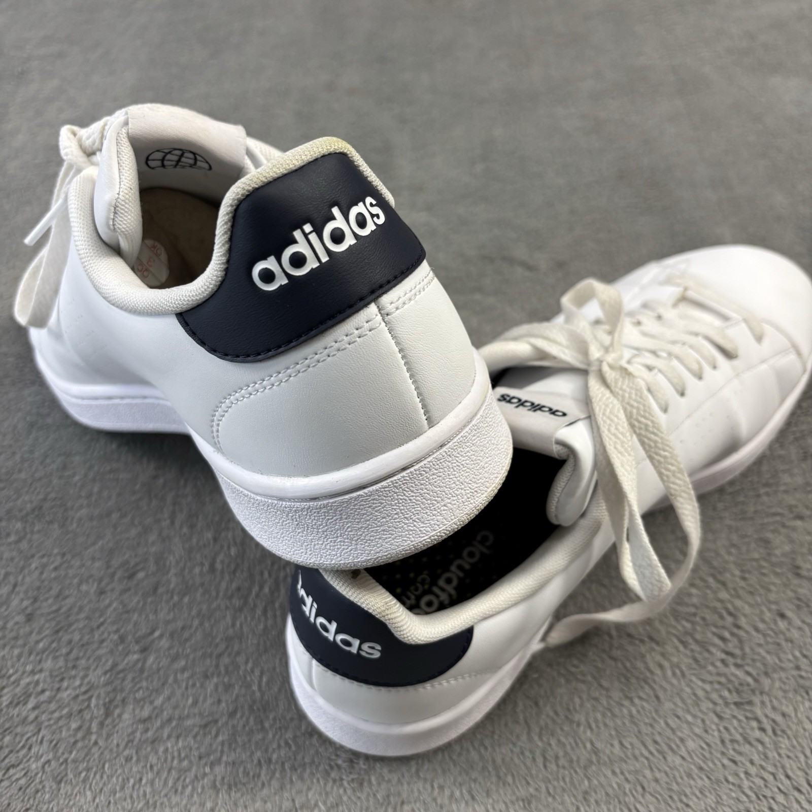 APL Adidas Sneakers Uomo 11 Advantage 2.0 Comode Atletiche Bianco Tennis Scarpe Sportive