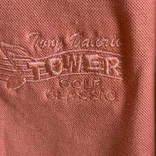 Men’s Polo Shirt Vintage 80s Tony Valerio Tower Records Golf Classic Size Small